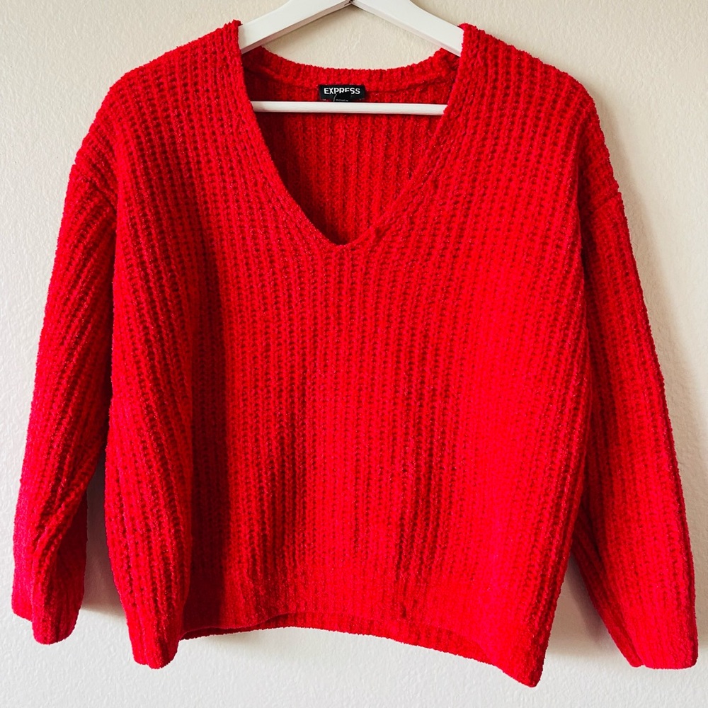 Red sweater